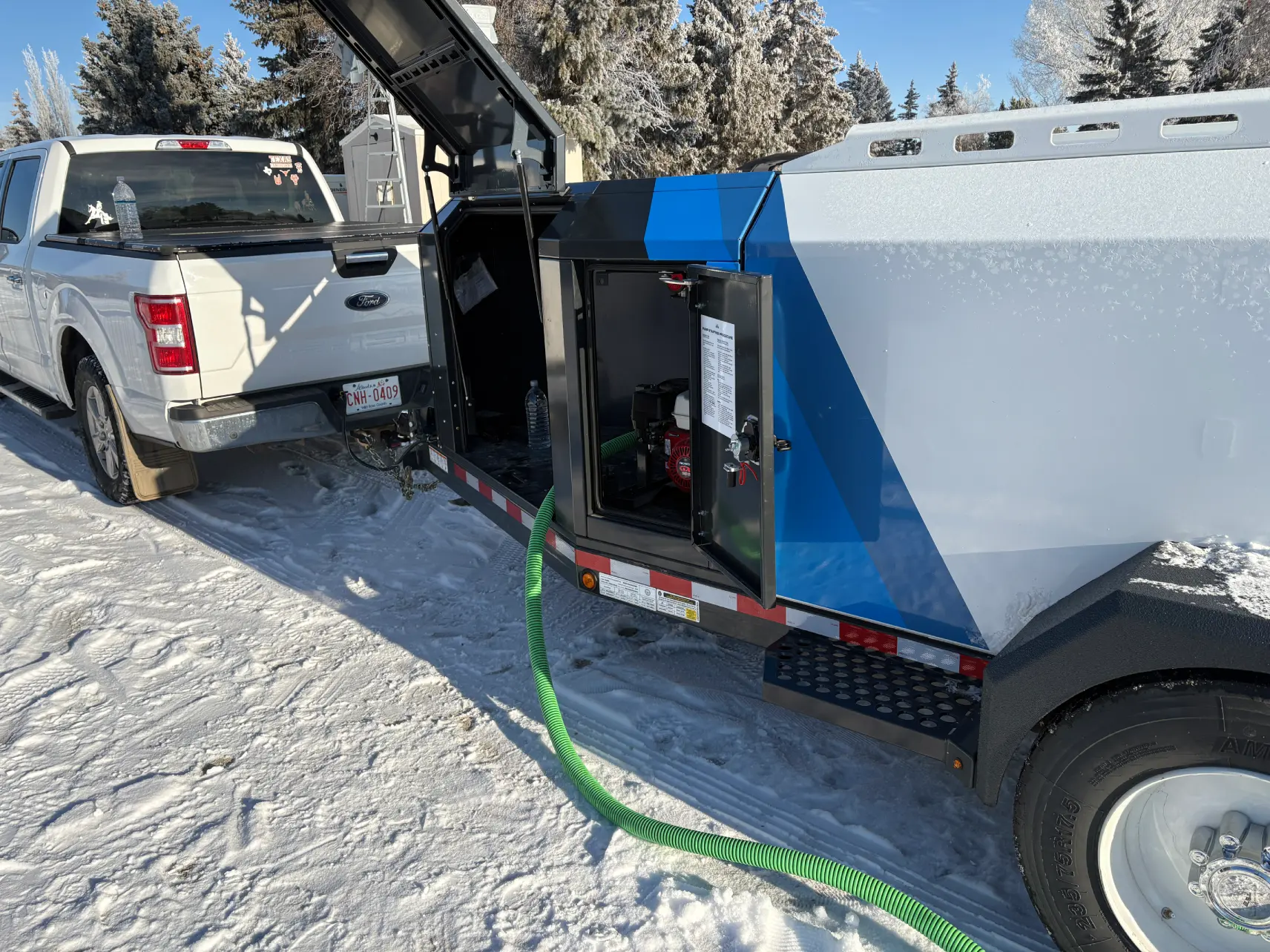 Industrial Water Trailer for Remote and Limited-Access Locations
