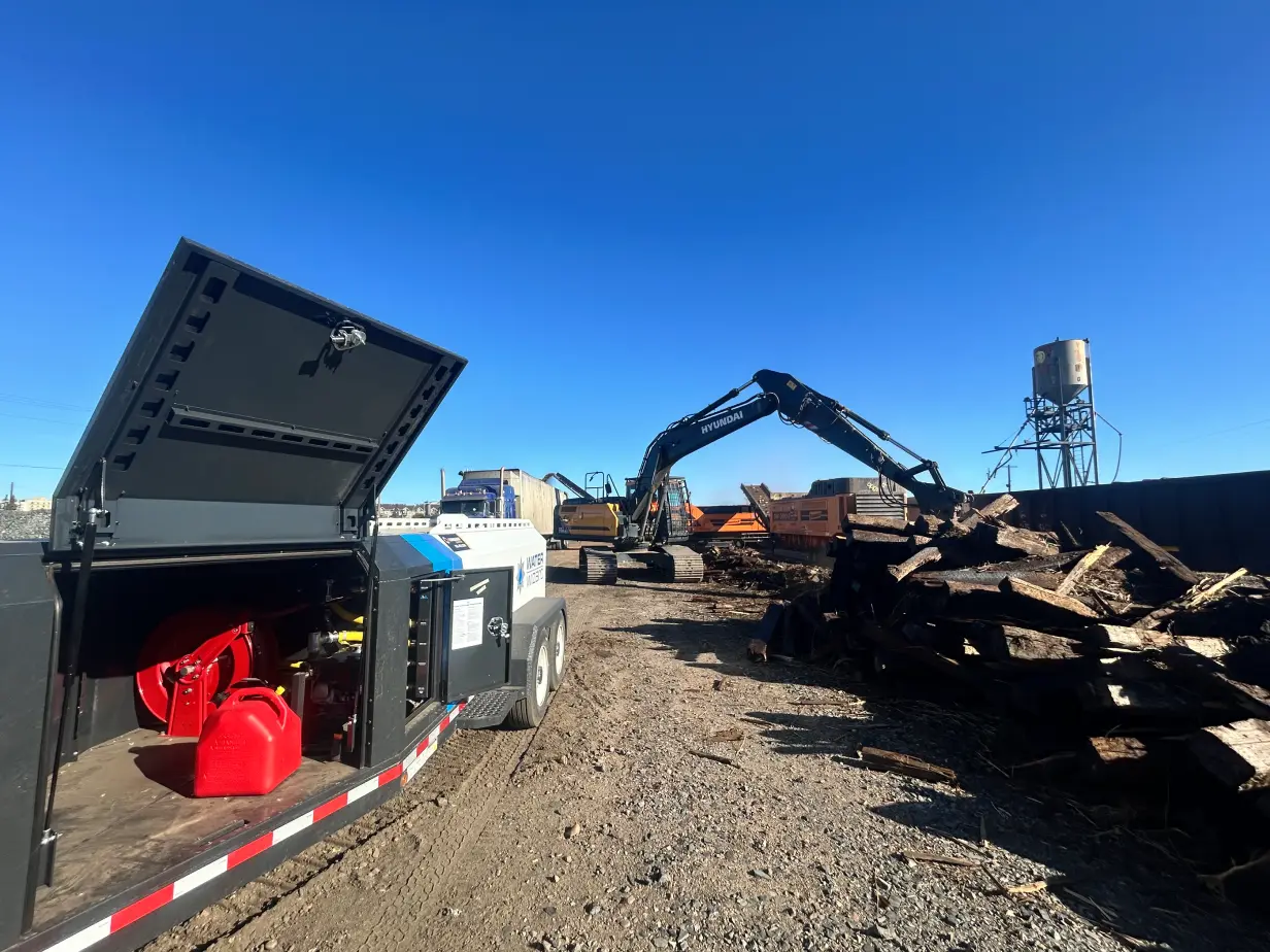 Water Tank Trailer for Landscaping and Vegetation Management